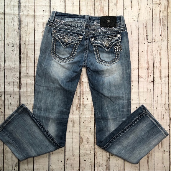 NWT MSS ME LONG BLNG SGNATURE BOOT CUT JEANS THESE ARE A BRAND NEW